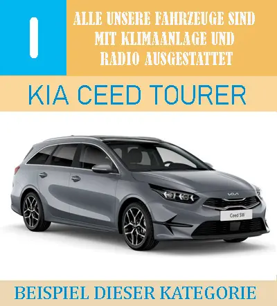 Familien-Mietwagen in Malaga – Gruppe I Kia Ceed Tourer 